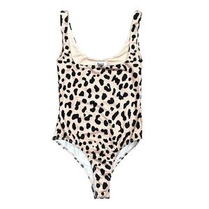 Princess Polly Tamikah Bodysuit Womens 6 Leopard EUC Preowned